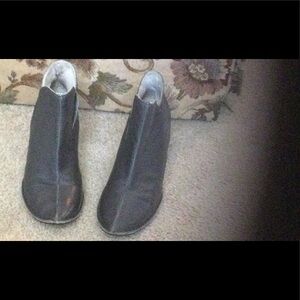 Chic Black Leather Ankle Boots